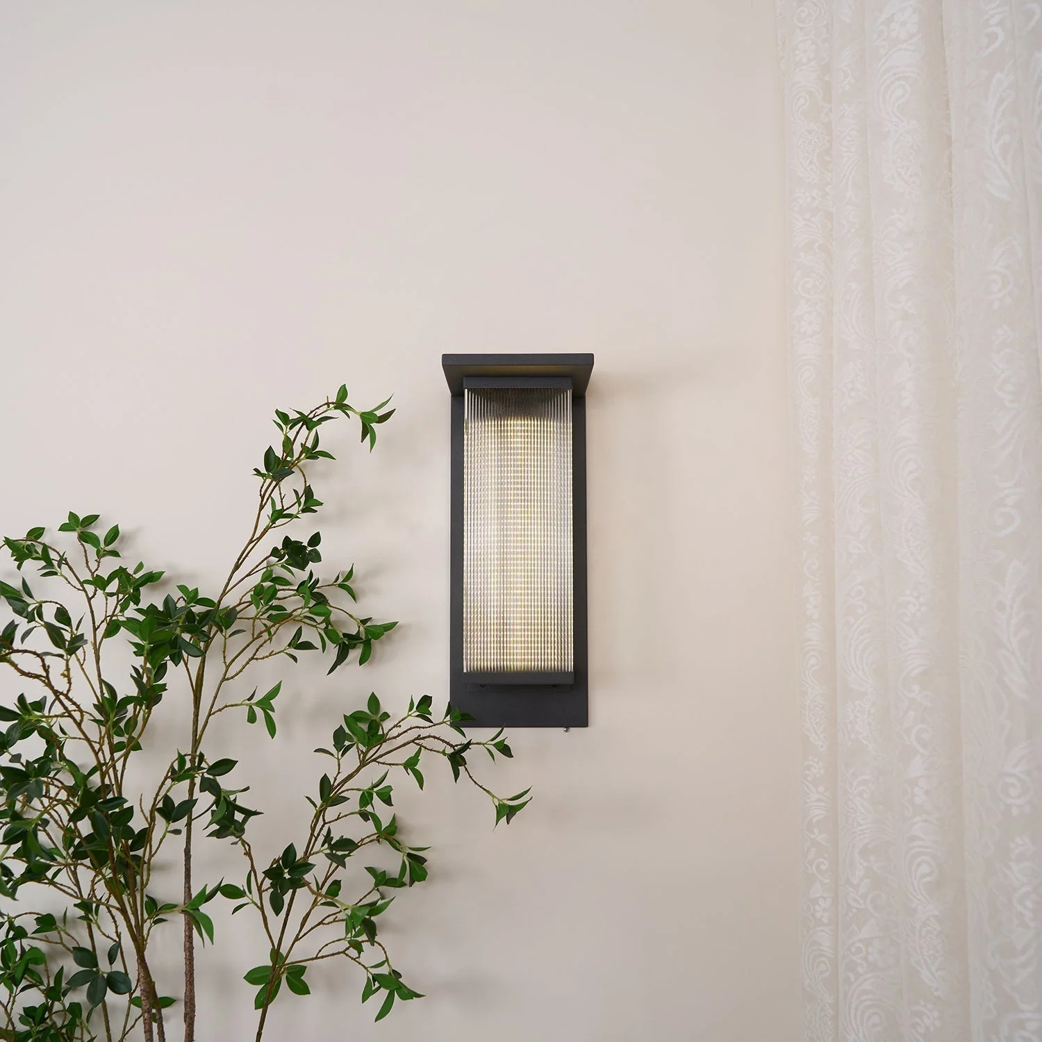 Solarise Steel Contemporary Wall Lamp - Image 16