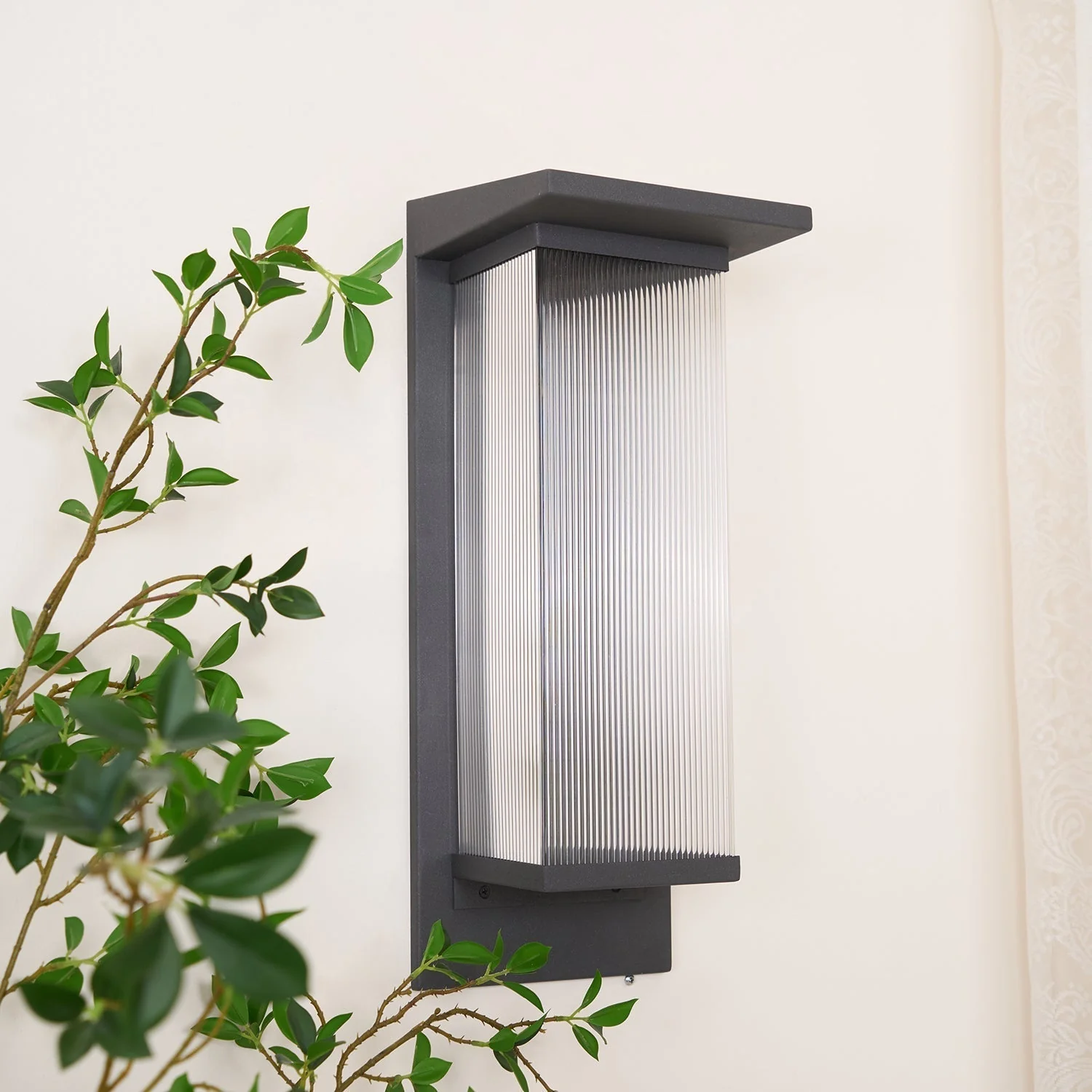 Solarise Steel Contemporary Wall Lamp - Image 17