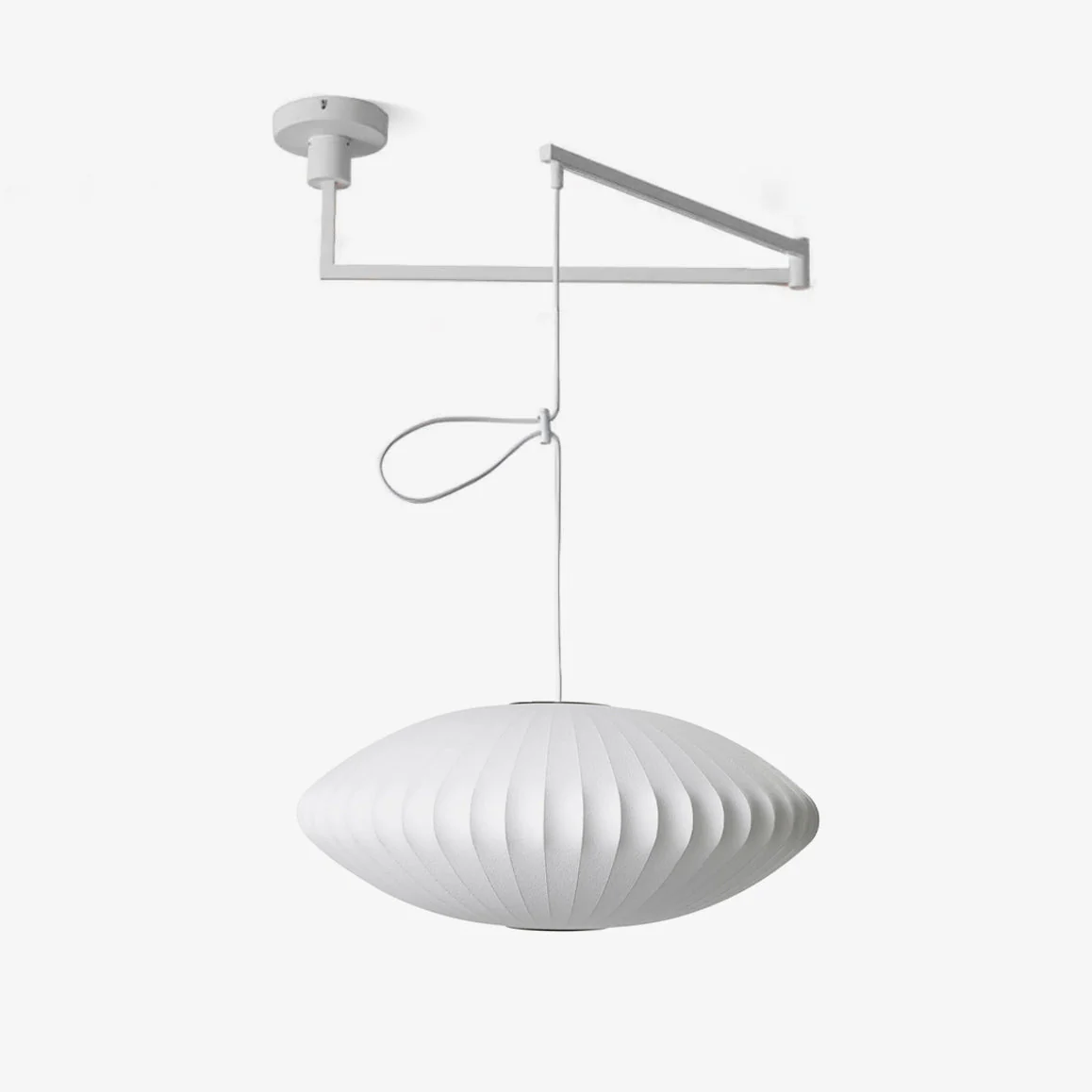 Solarnce Silk & Steel Pendant Lamp