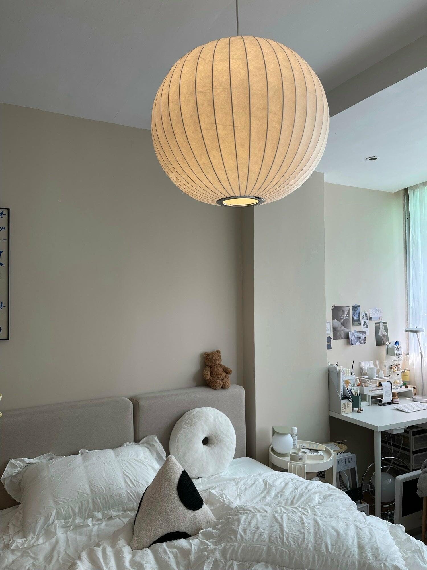 Solarnce Silk & Steel Pendant Lamp - Image 112