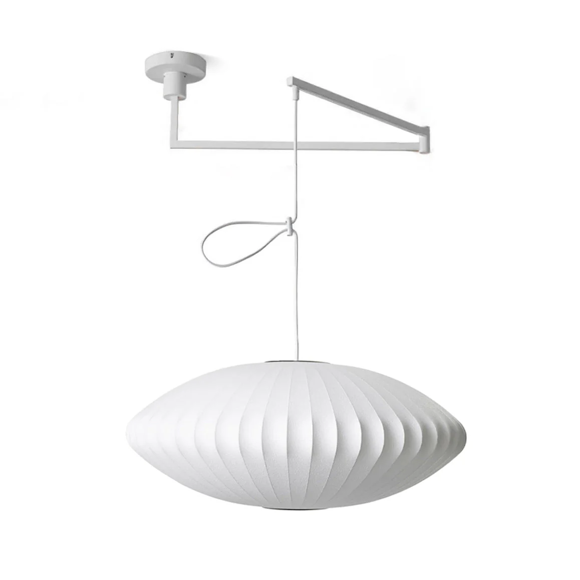 Solarnce Silk & Steel Pendant Lamp - Image 136