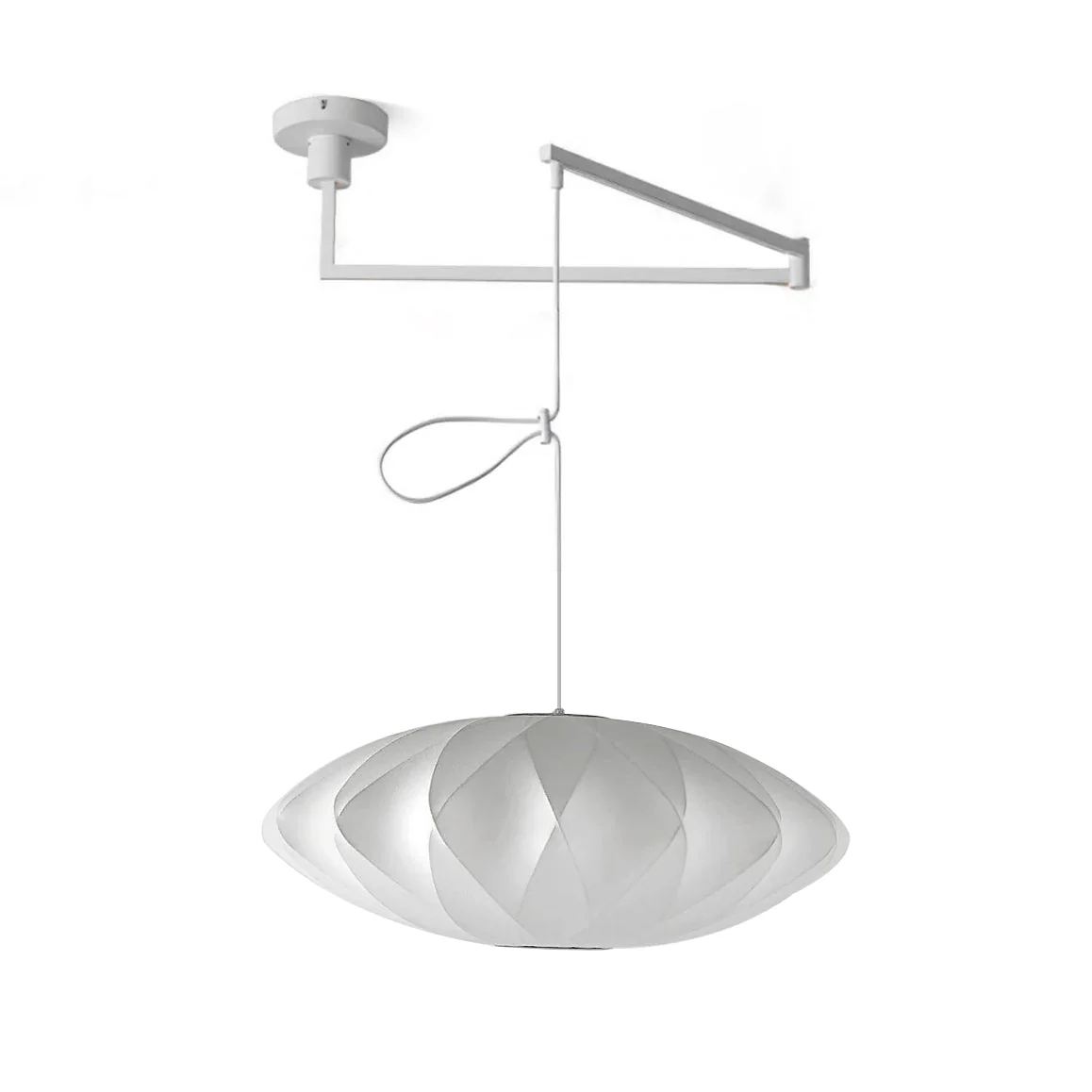 Solarnce Silk & Steel Pendant Lamp - Image 137