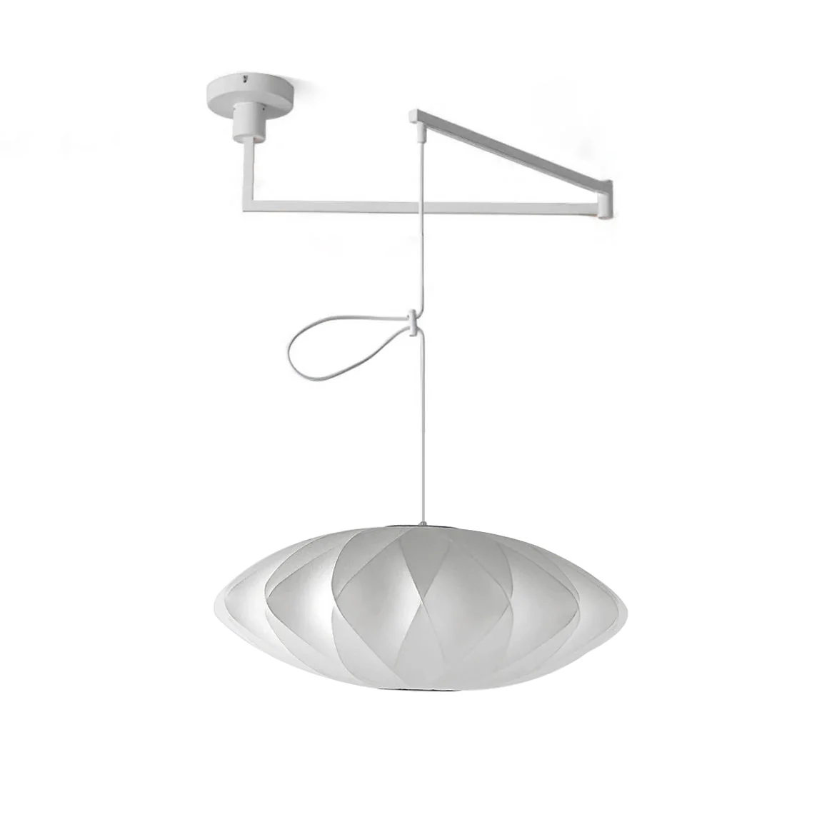 Solarnce Silk & Steel Pendant Lamp - Image 138