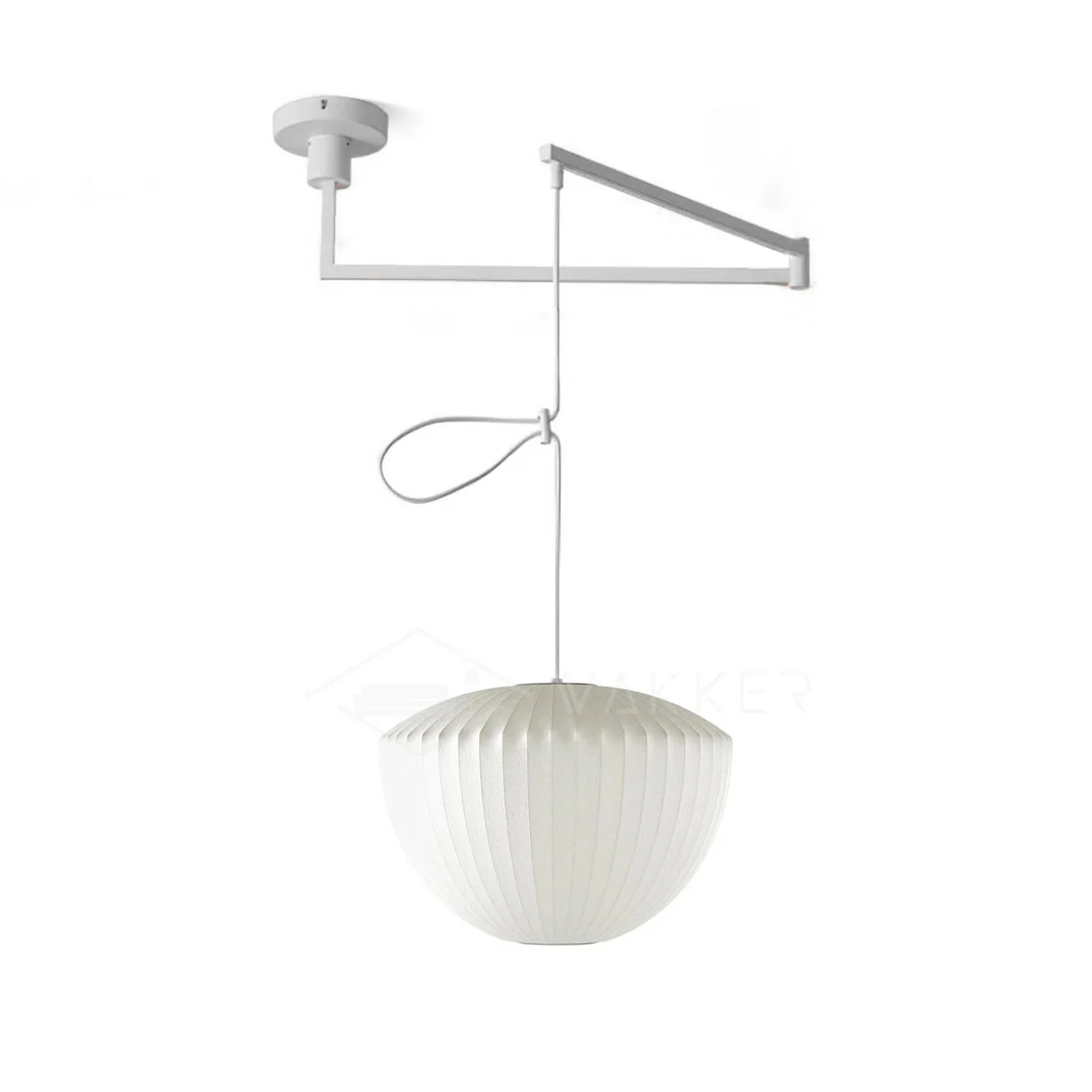 Solarnce Silk & Steel Pendant Lamp - Image 148