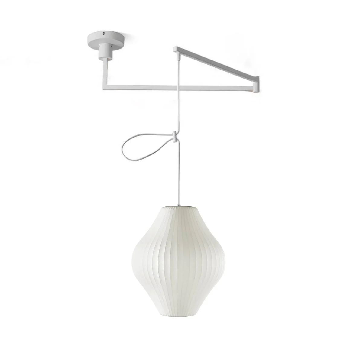 Solarnce Silk & Steel Pendant Lamp - Image 158