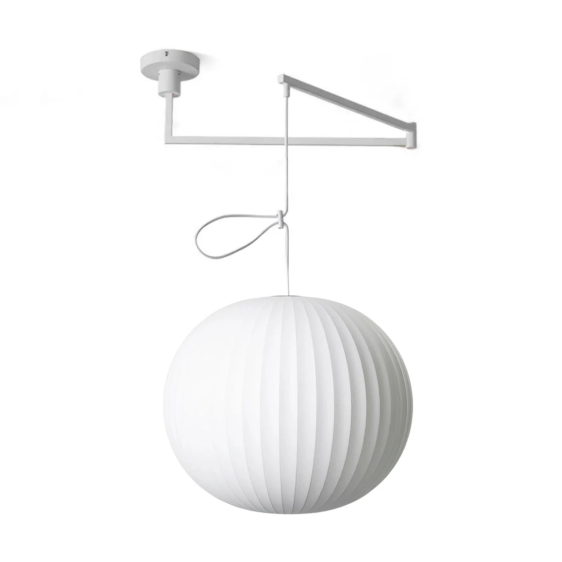 Solarnce Silk & Steel Pendant Lamp - Image 161