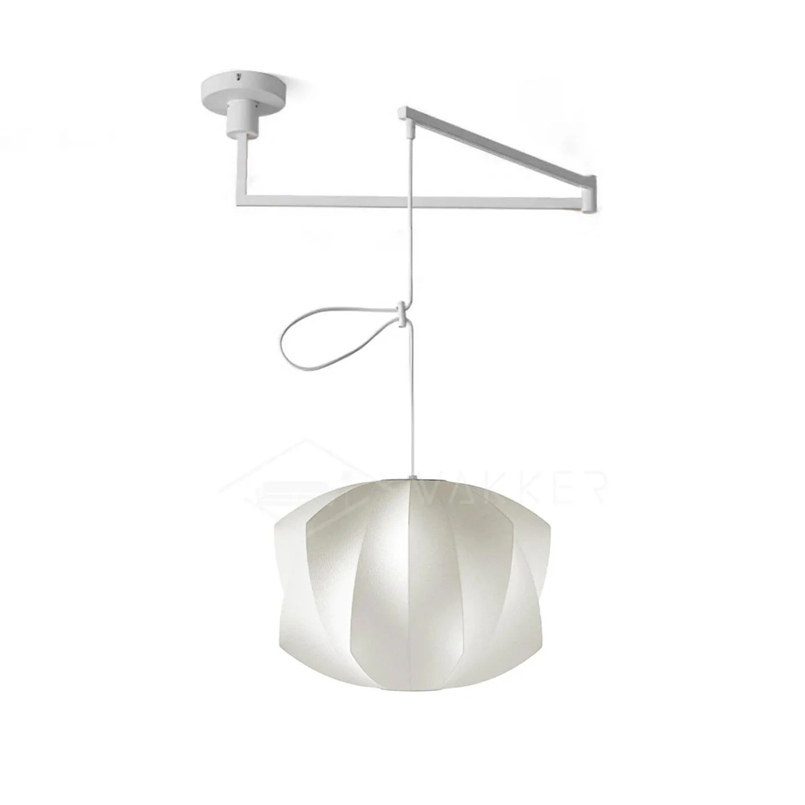 Solarnce Silk & Steel Pendant Lamp - Image 162