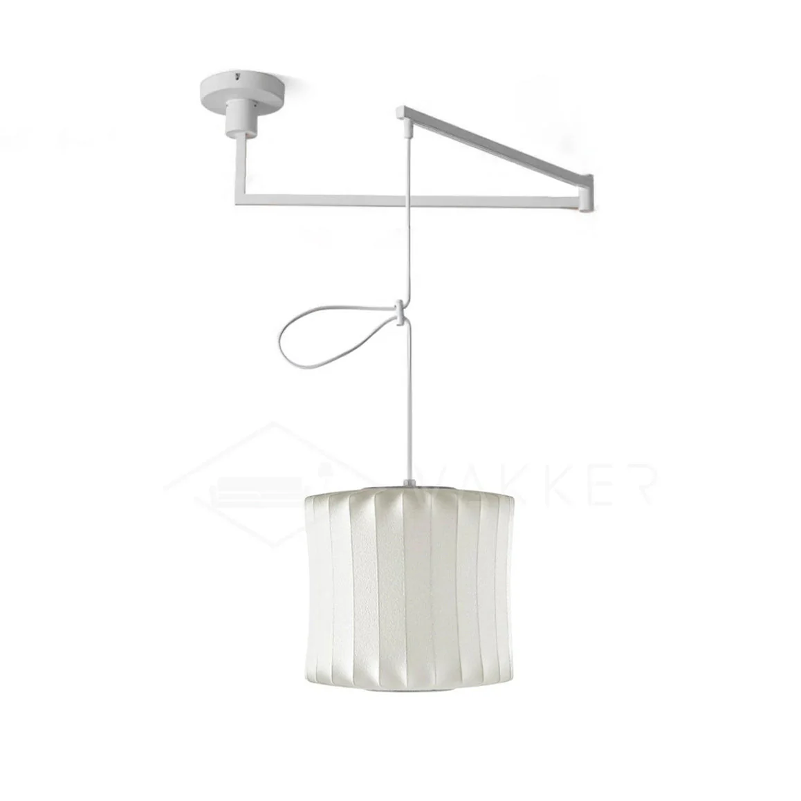 Solarnce Silk & Steel Pendant Lamp - Image 164