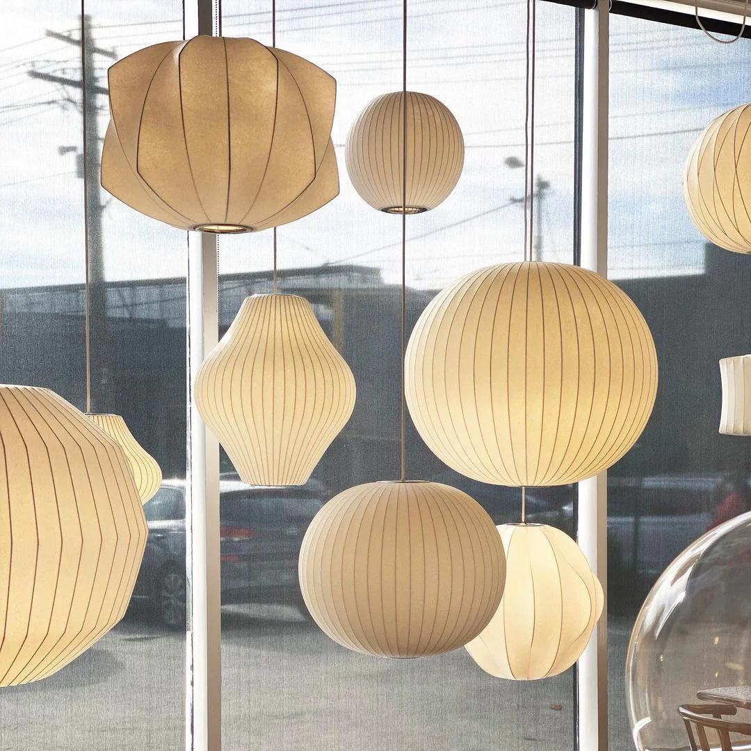 Solarnce Silk & Steel Pendant Lamp - Image 17