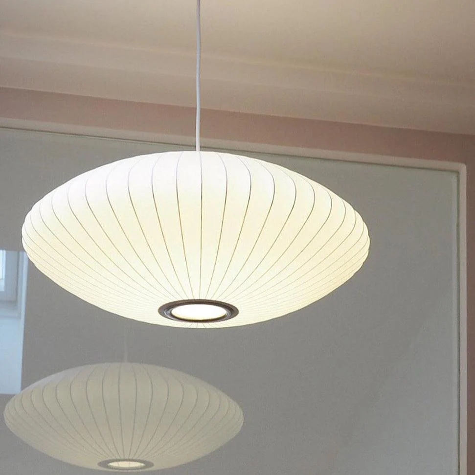 Solarnce Silk & Steel Pendant Lamp - Image 174