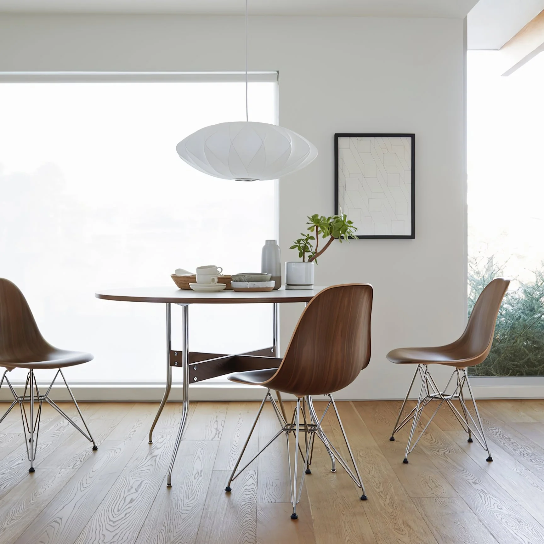 Solarnce Silk & Steel Pendant Lamp - Image 42
