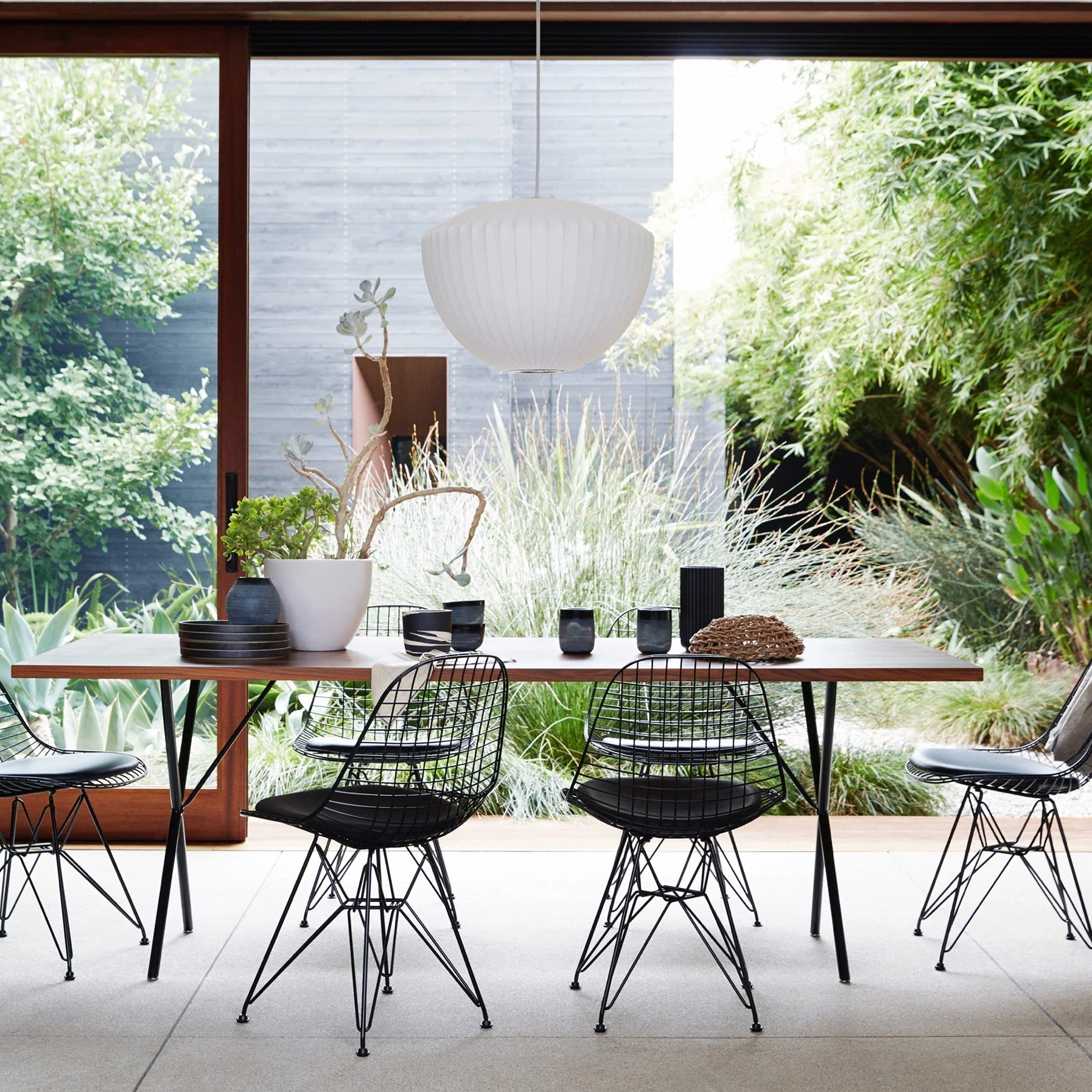 Solarnce Silk & Steel Pendant Lamp - Image 43