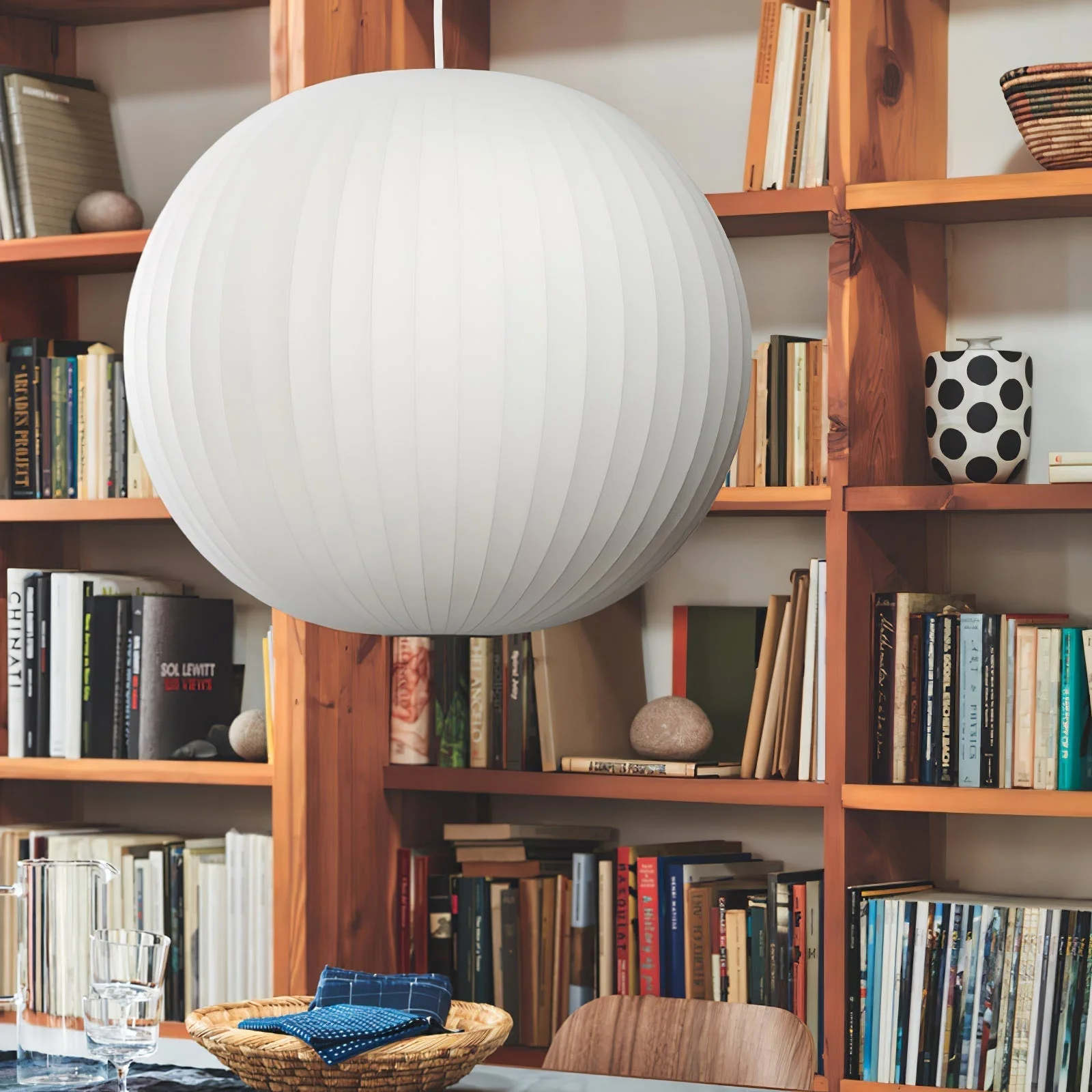 Solarnce Silk & Steel Pendant Lamp - Image 54