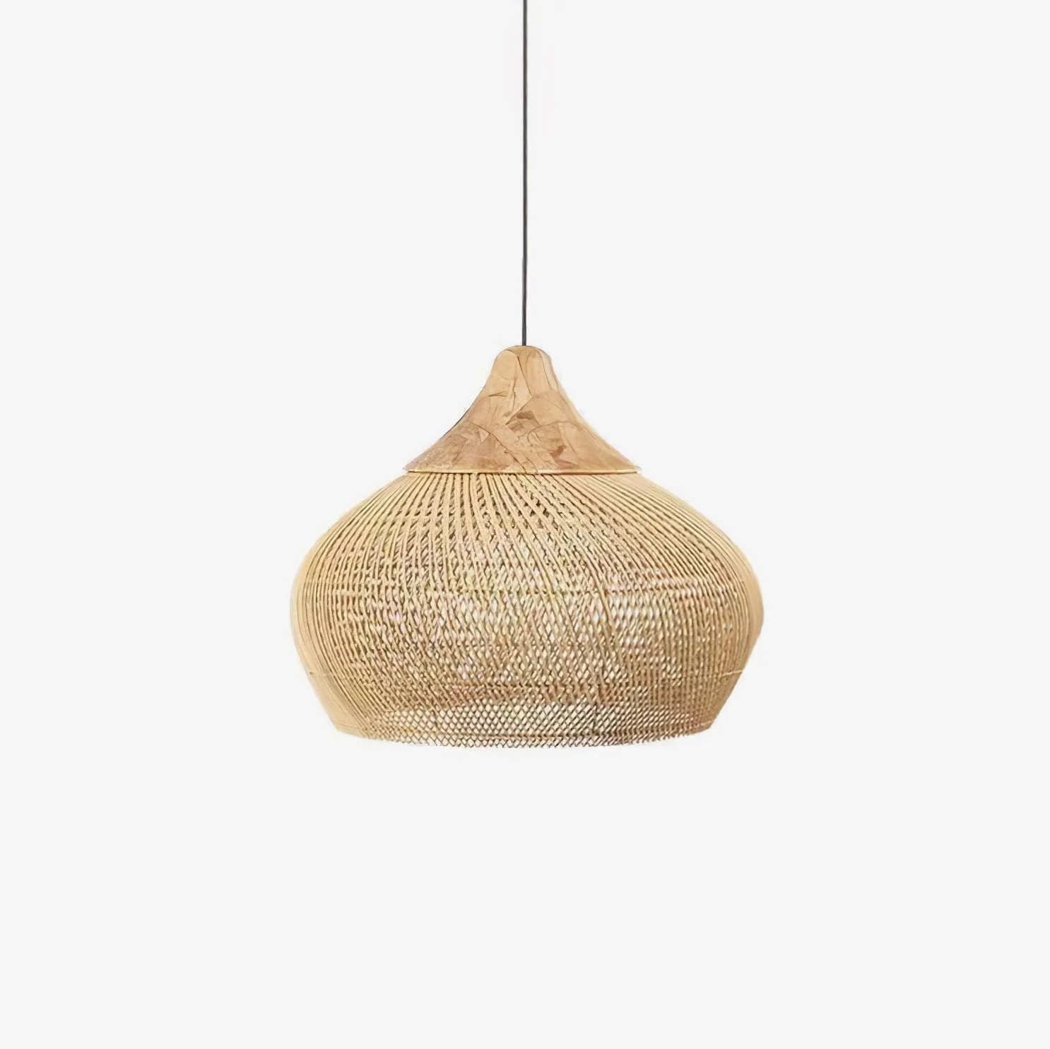 Solavn Rattan Wood Pendant Lamp - Image 20