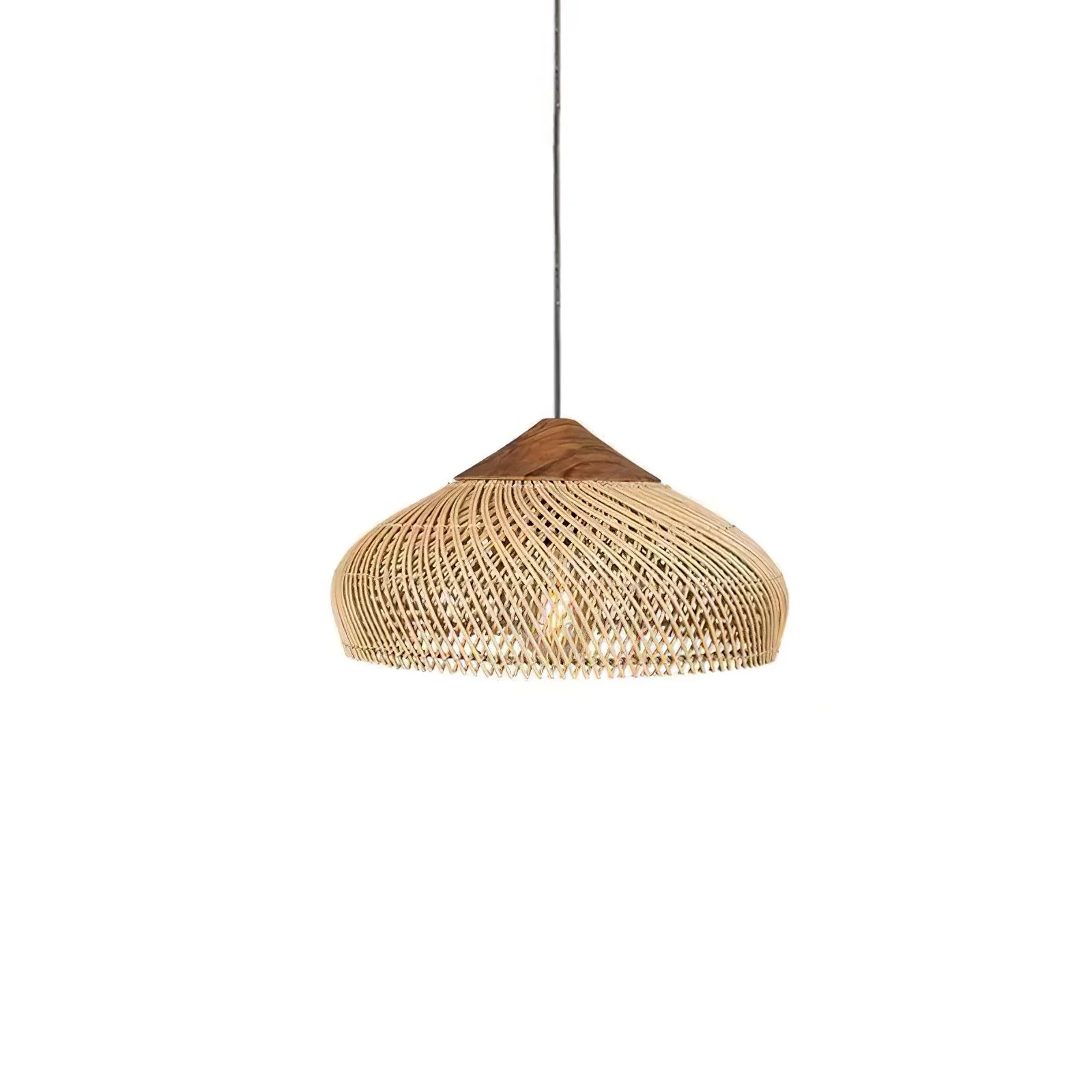 Solavn Rattan Wood Pendant Lamp - Image 73