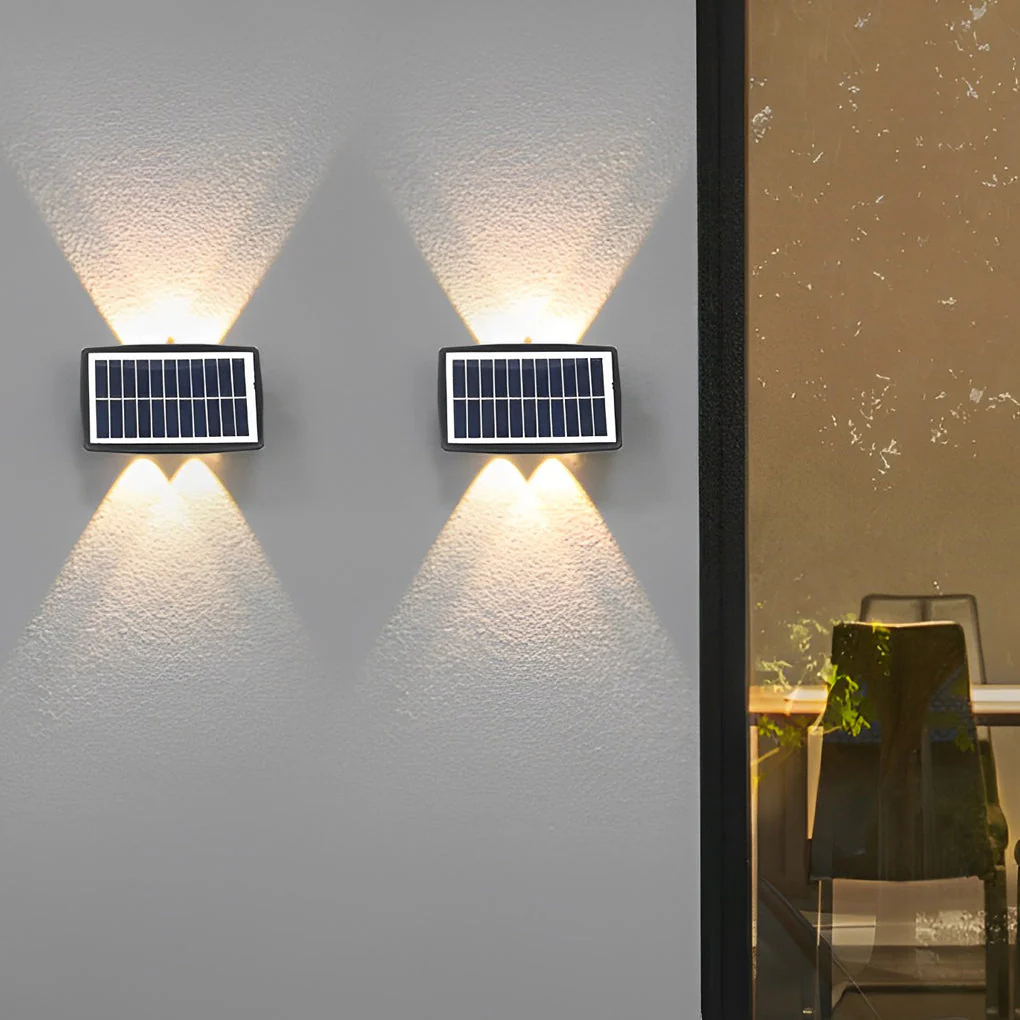 Soldier Rectangular LED Modern ABS Outdoor Wall Lamp