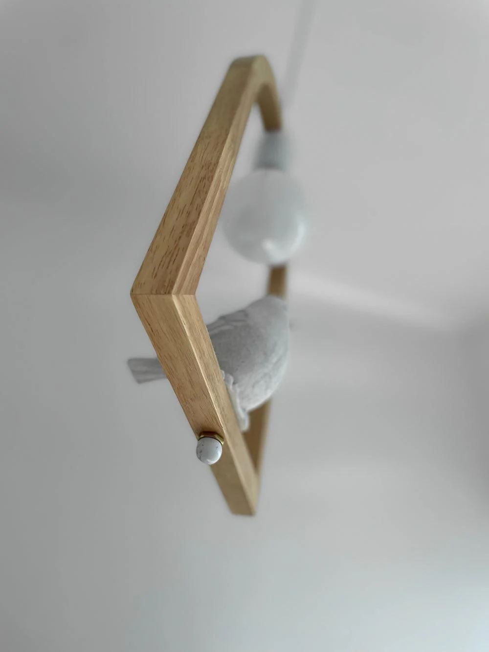 Solece Wood Resin Pendant Light - Image 8