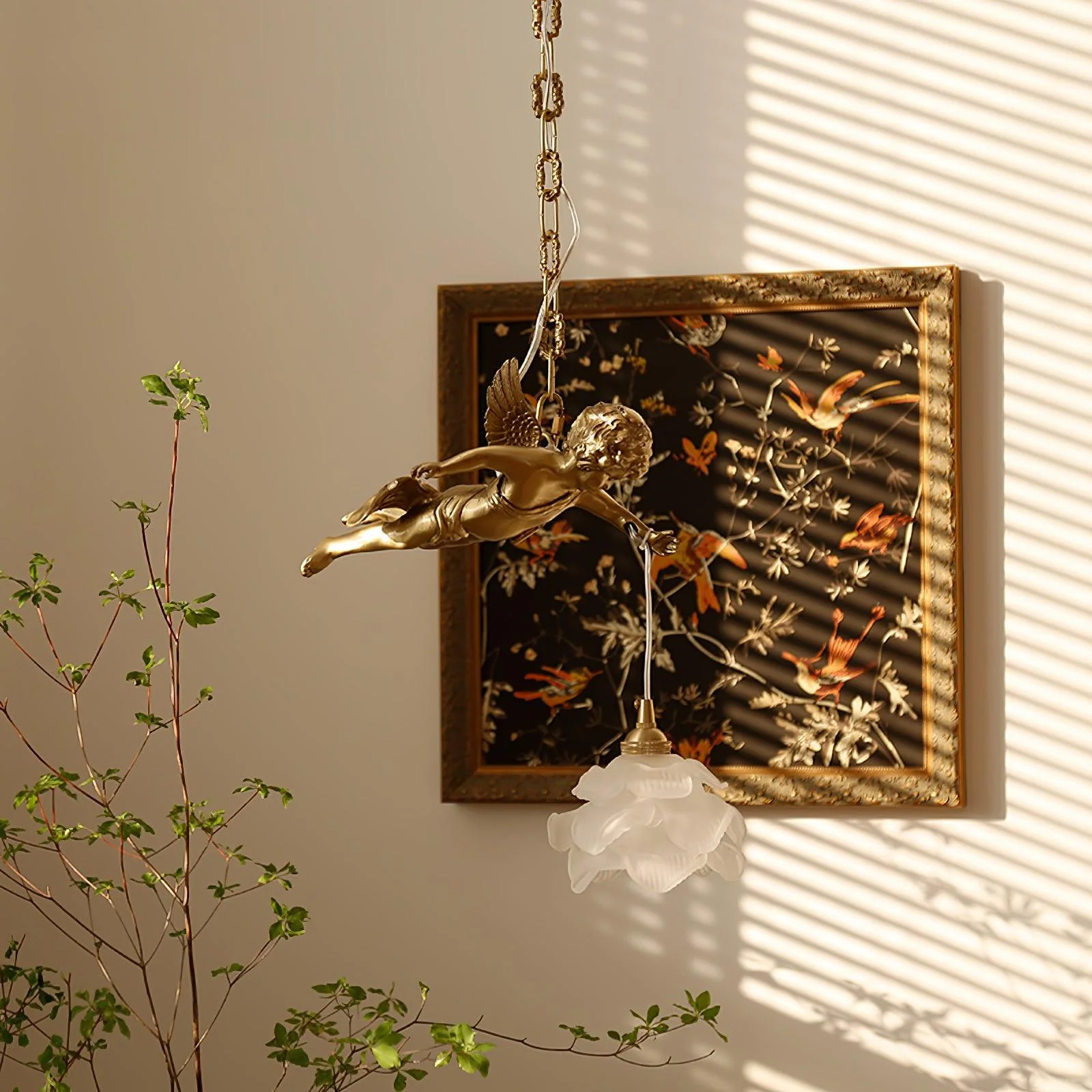 Solene Brass Light Luxury Pendant Light - Image 21