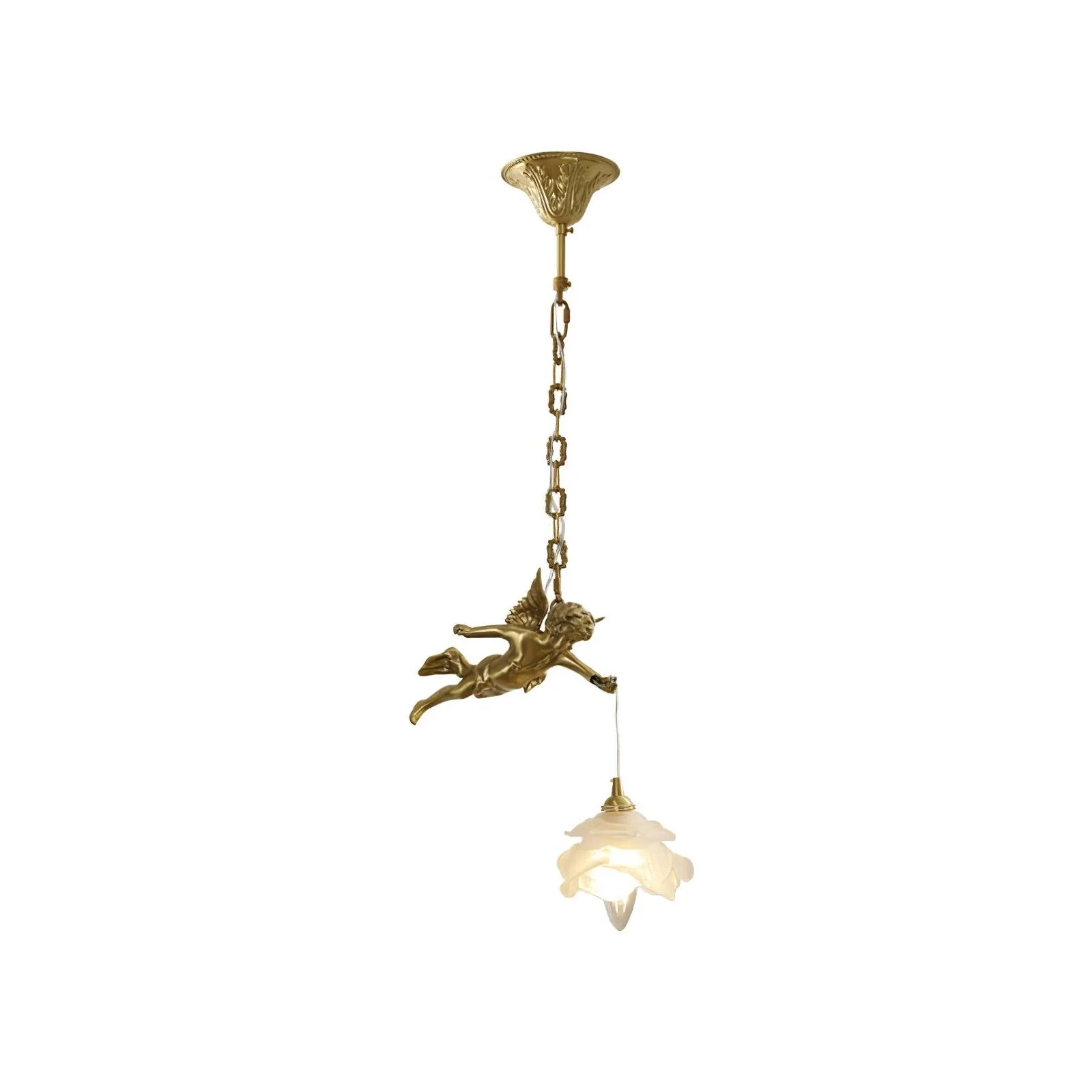 Solene Brass Light Luxury Pendant Light - Image 3