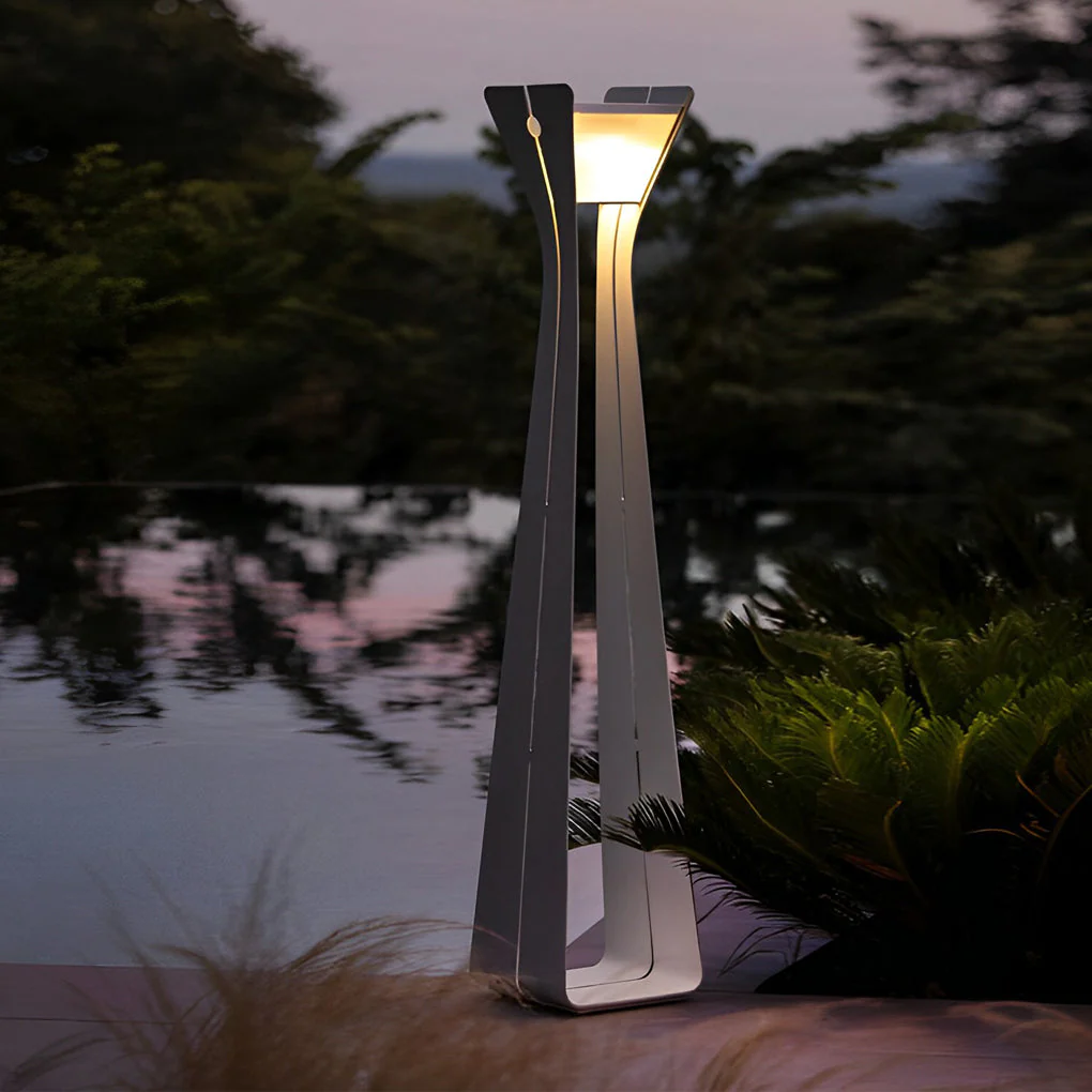 Solitry Sleek Stainless Steel Outdoor Pathway Lights - Image 3