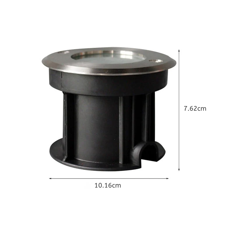 Solomon Poolside LED Recessed Plastic Outdoor Well Lawn Lights - Image 3