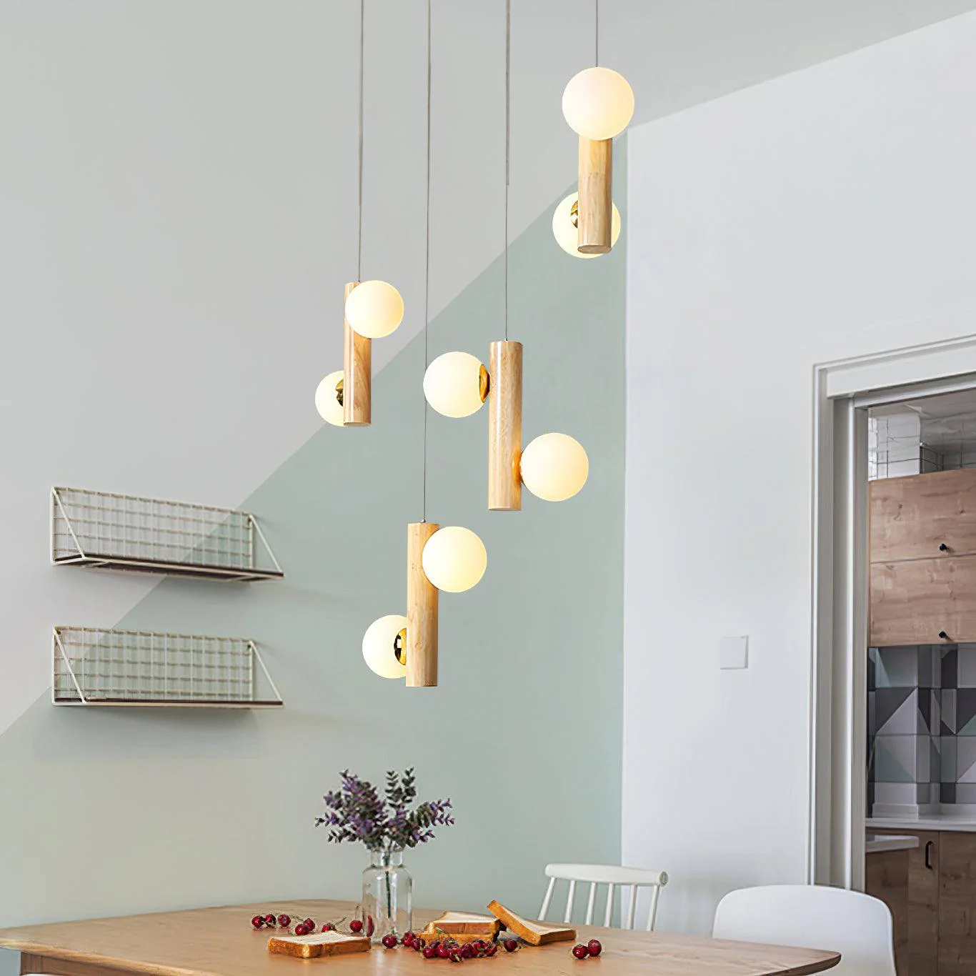Solstica Wood Classic Pendant Lamp - Image 16