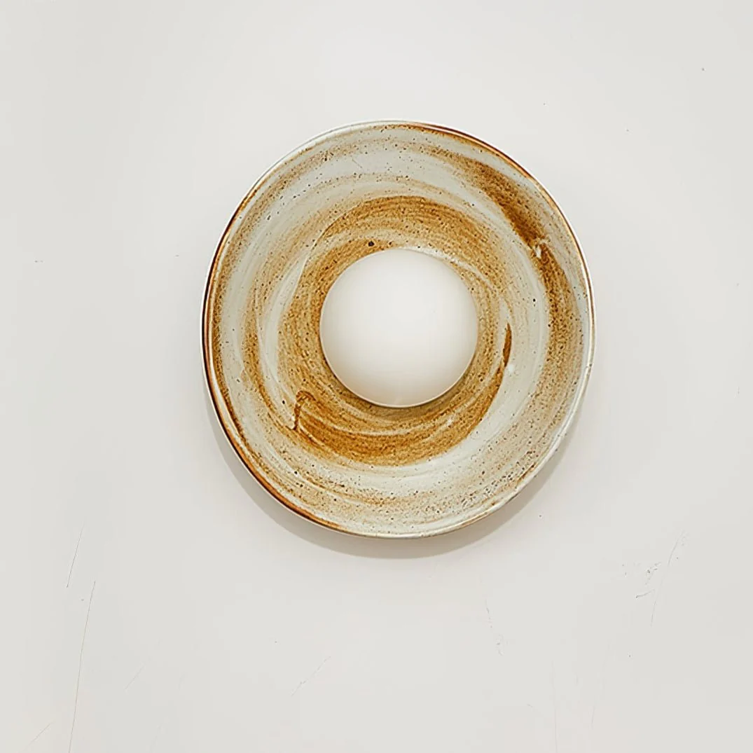 Solune Modern Minimalist Glass Wood Wall Light - Image 6