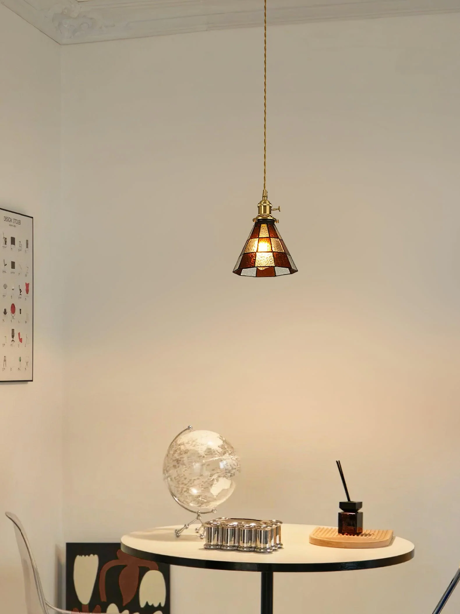 Solviace Brass Luxurious Pendant Light - Image 5