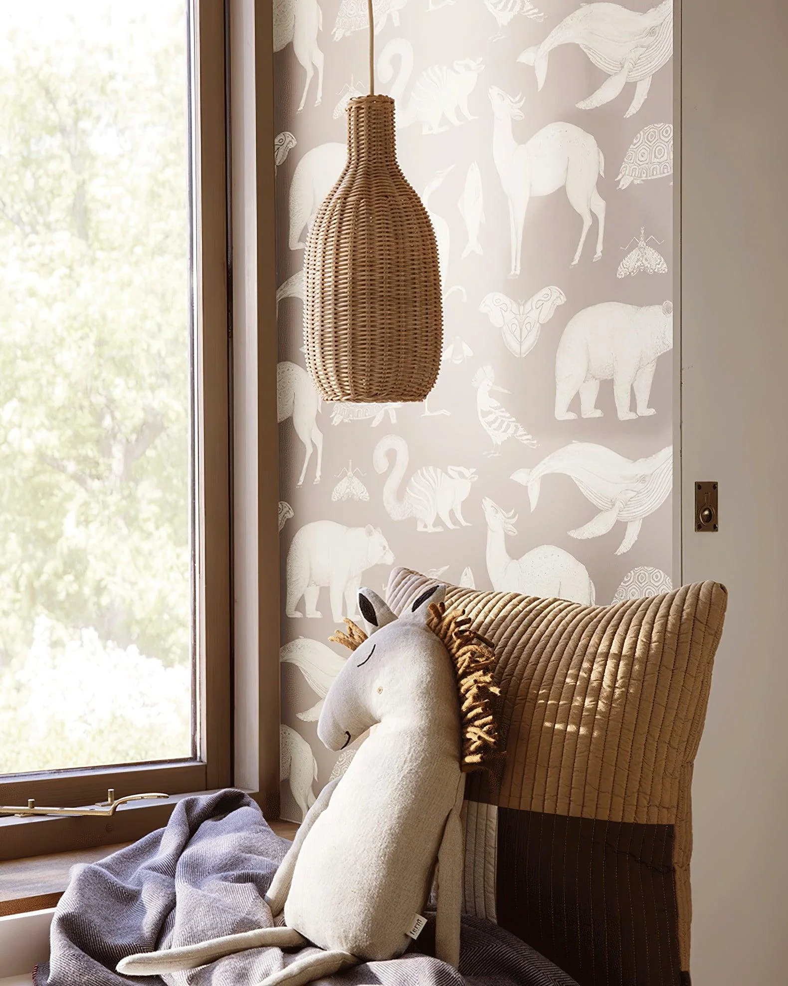 Solvice Vintage Rattan Pendant Lamp - Image 7