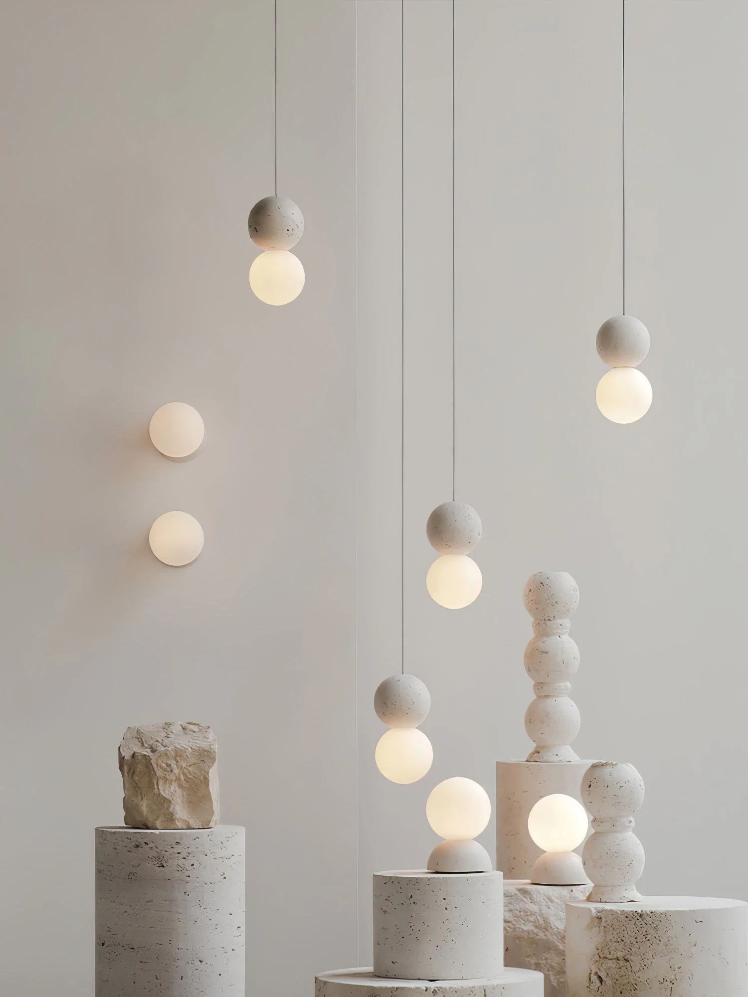 Solvicen Cement Minimalist Pendant Lamp - Image 101
