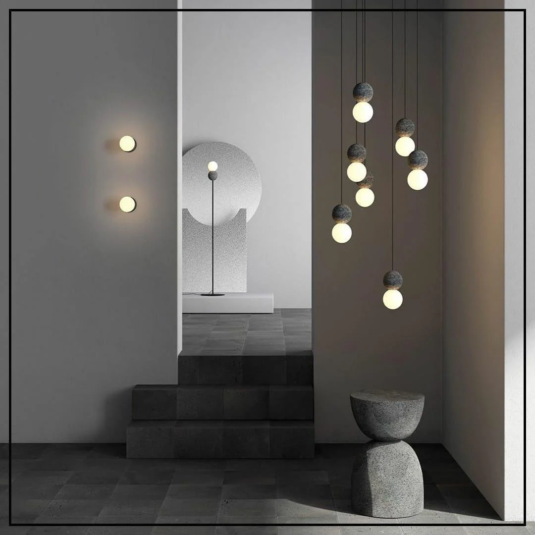 Solvicen Cement Minimalist Pendant Lamp - Image 106