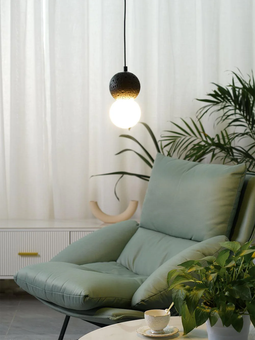 Solvicen Cement Minimalist Pendant Lamp - Image 5