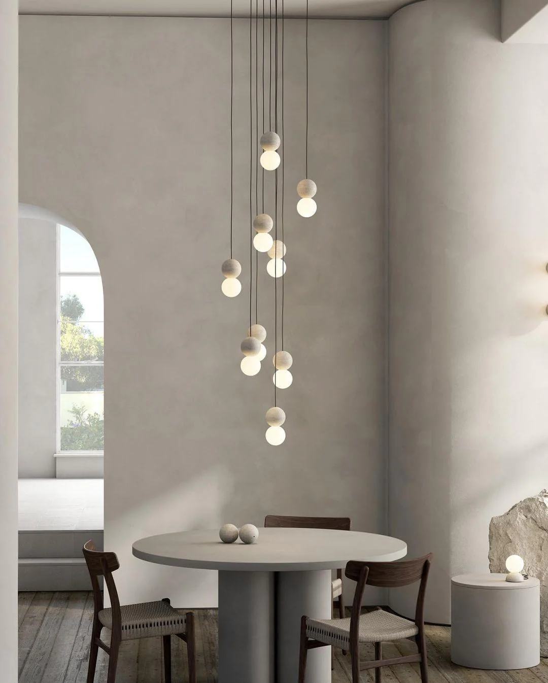 Solvicen Cement Minimalist Pendant Lamp - Image 84