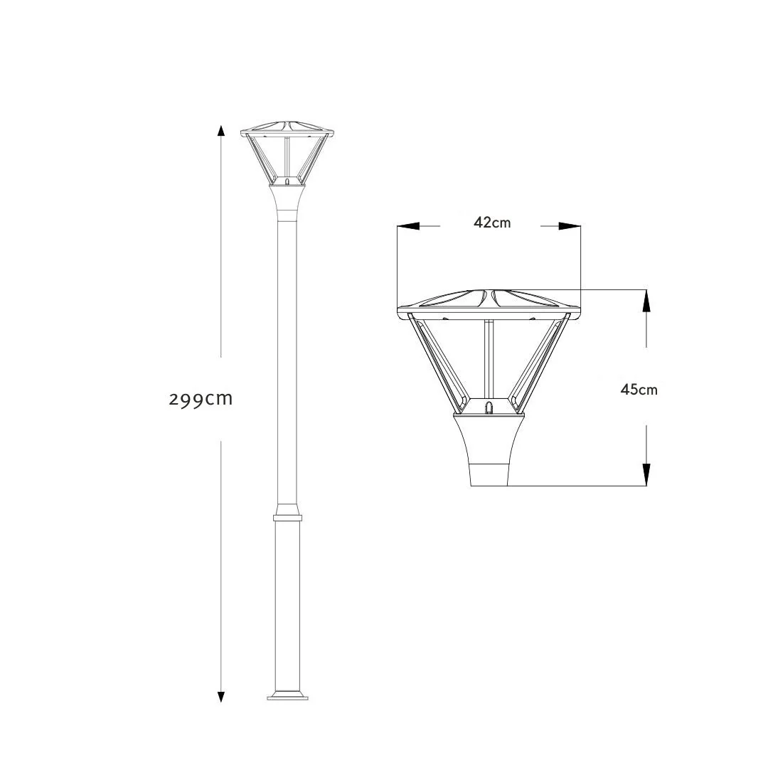 Sparng Minimalist LED Outdoor Post Lights - Image 9