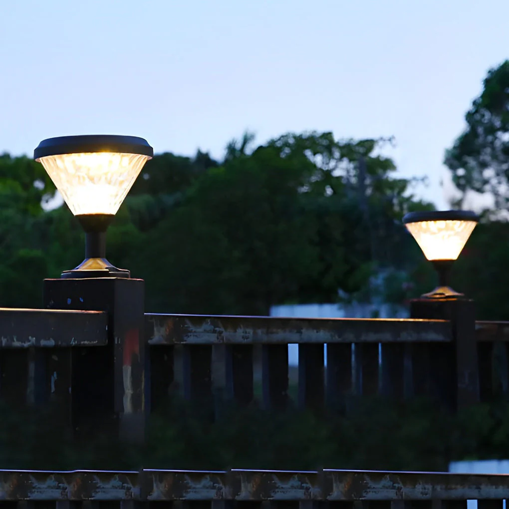 Sparrow Colorful Gradient Modern Outdoor Fence Post Lights - Image 5