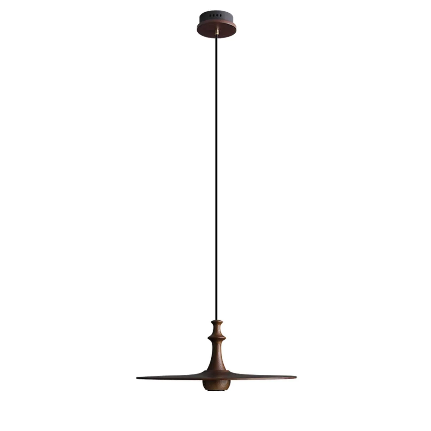 Spindle Wooden Spin Pendant Light - Image 20