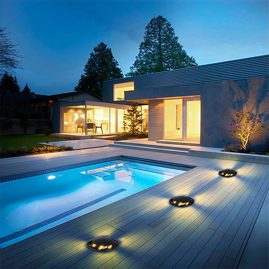 Spirited Side-Lit Minimalist Outdoor Well Lights - Image 9