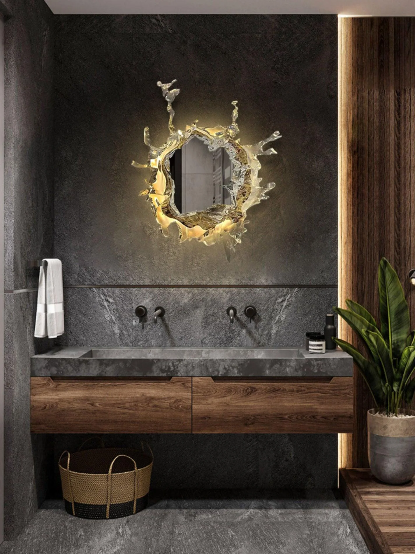 Splash Modern Mirror Wall Lamp - Image 25