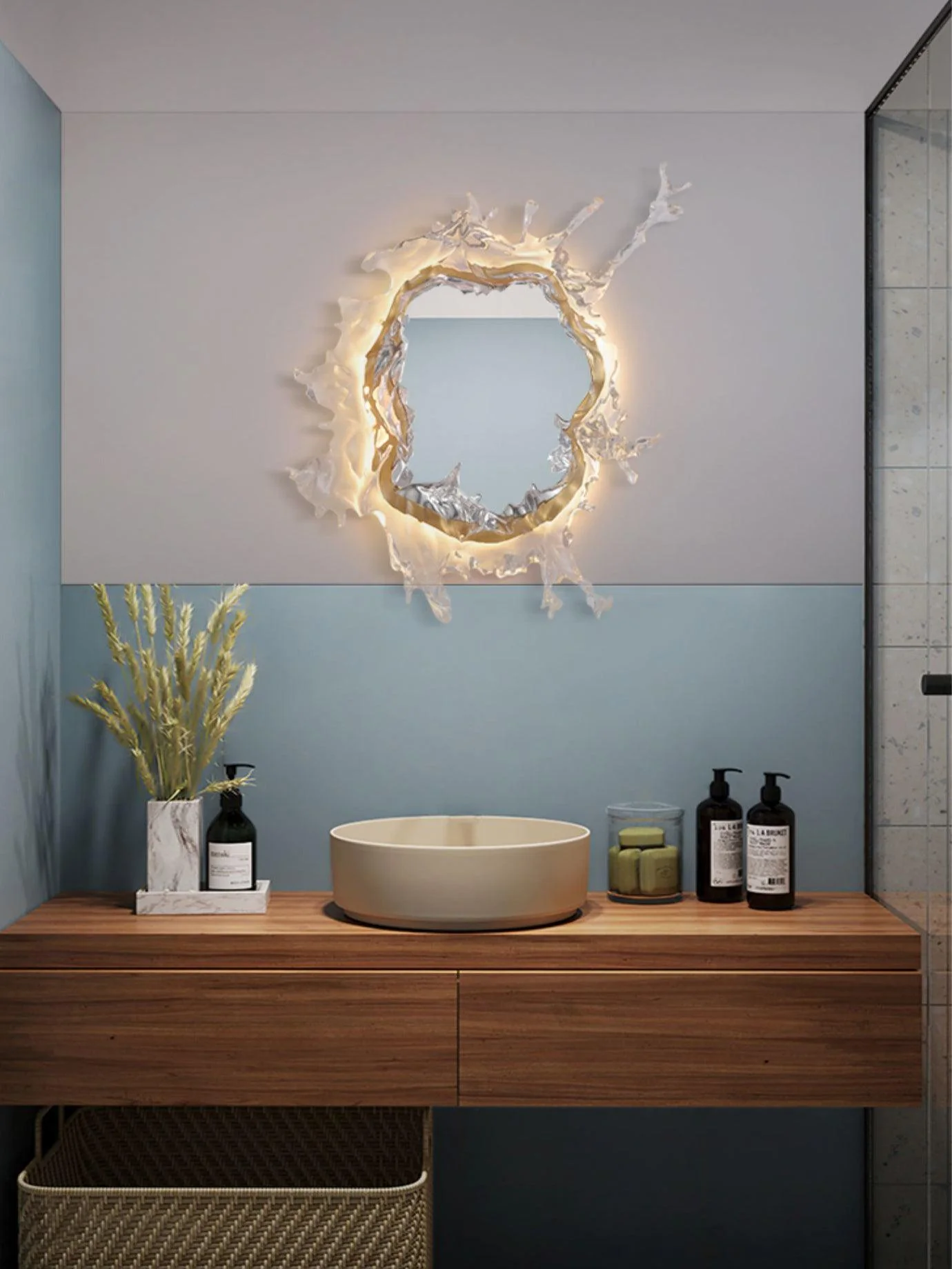 Splash Modern Mirror Wall Lamp - Image 34