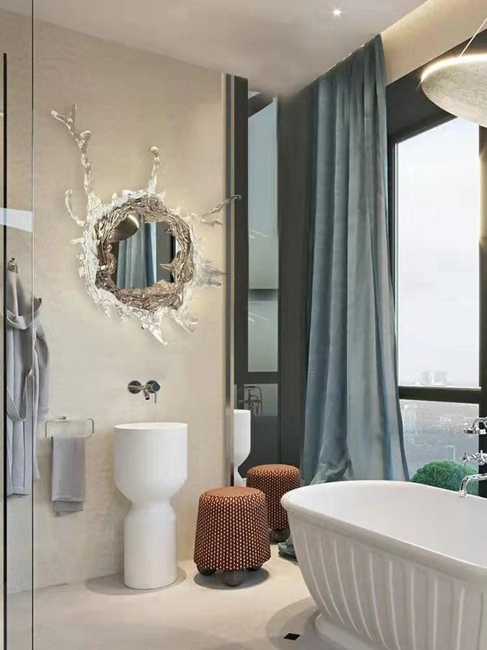 Splash Modern Mirror Wall Lamp - Image 43