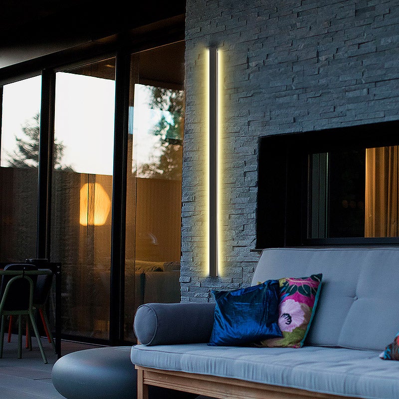 Sprike Linear Modern Outdoor Wall Porch Lights - Image 3