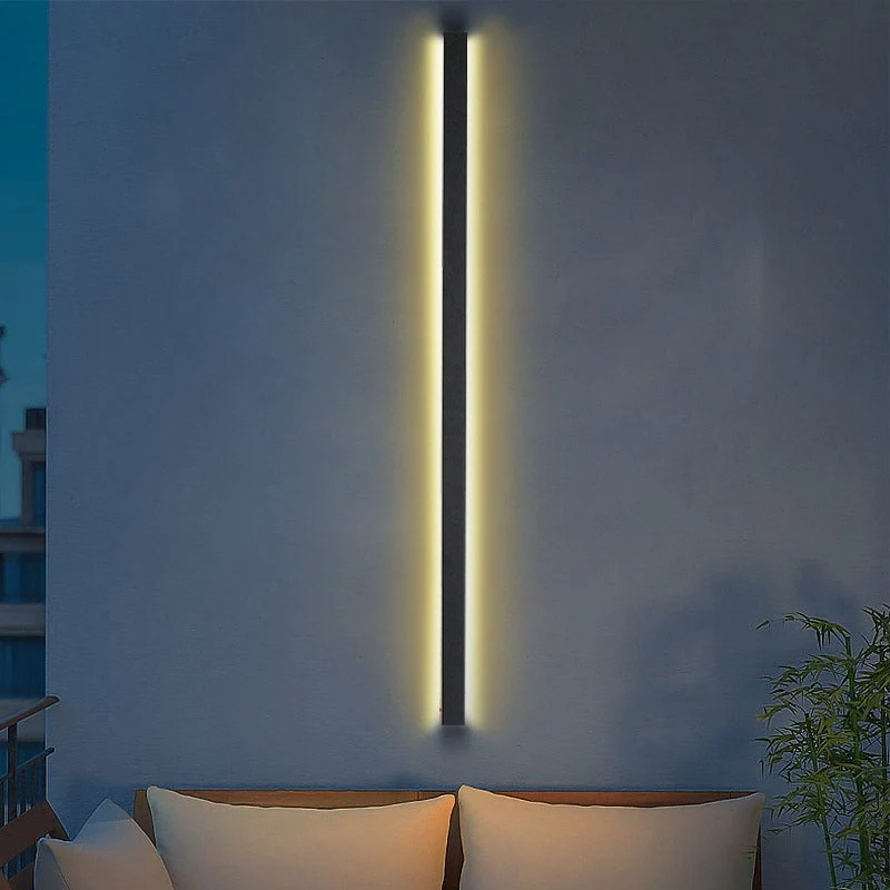 Sprike Linear Modern Outdoor Wall Porch Lights - Image 4