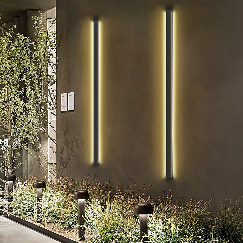Sprike Linear Modern Outdoor Wall Porch Lights - Image 6
