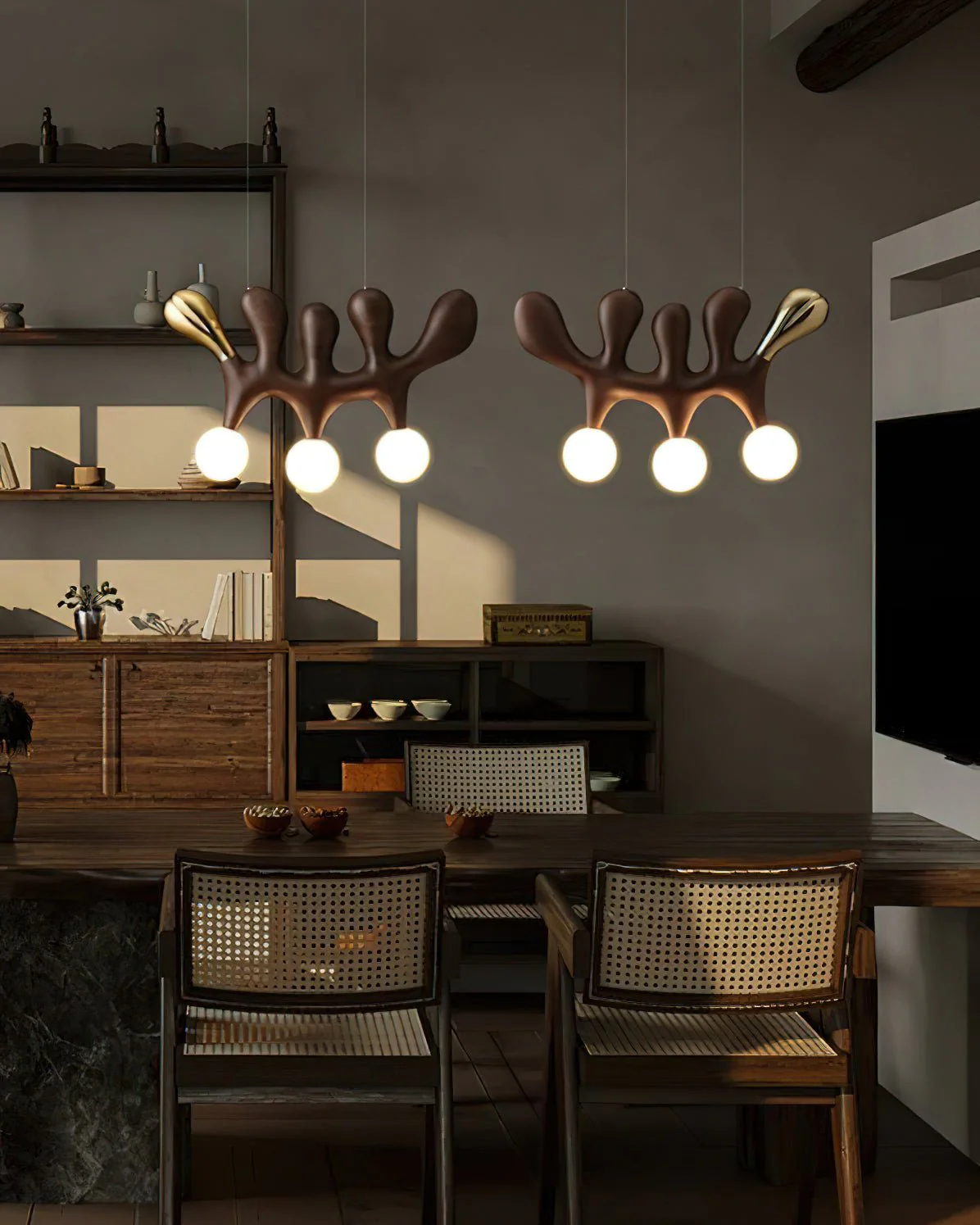 Sprout Contemporary Wood Pendant Lamp - Image 12