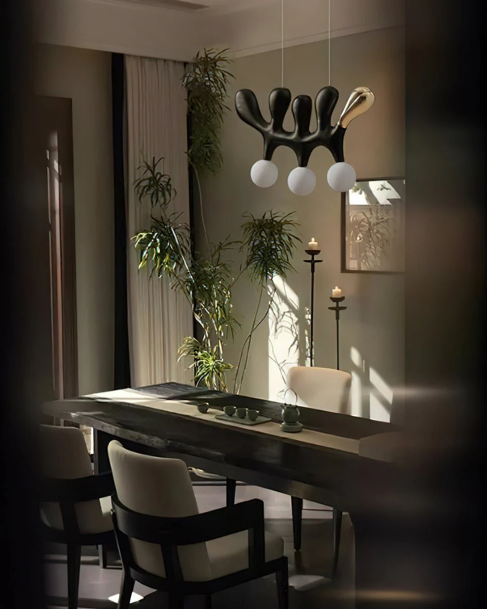 Sprout Contemporary Wood Pendant Lamp - Image 13