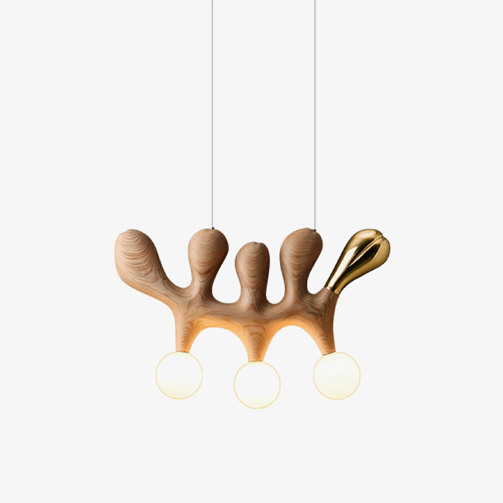 Sprout Contemporary Wood Pendant Lamp - Image 21