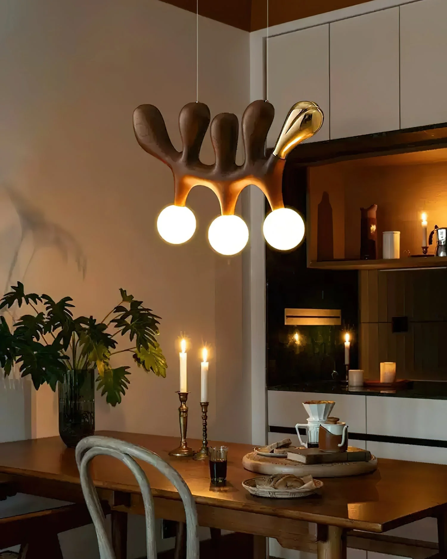 Sprout Contemporary Wood Pendant Lamp - Image 22