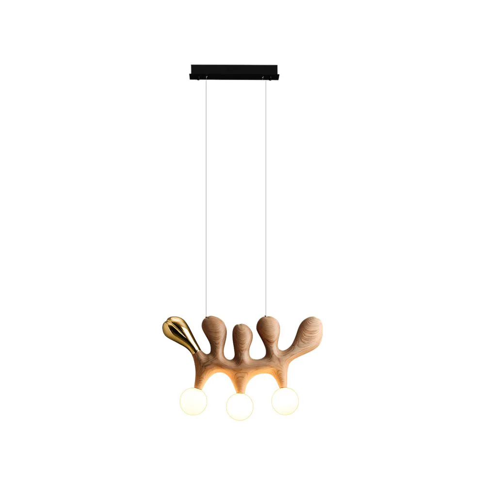 Sprout Contemporary Wood Pendant Lamp - Image 6