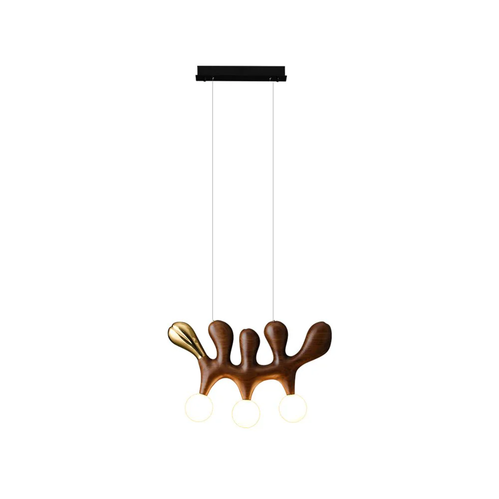 Sprout Contemporary Wood Pendant Lamp - Image 7