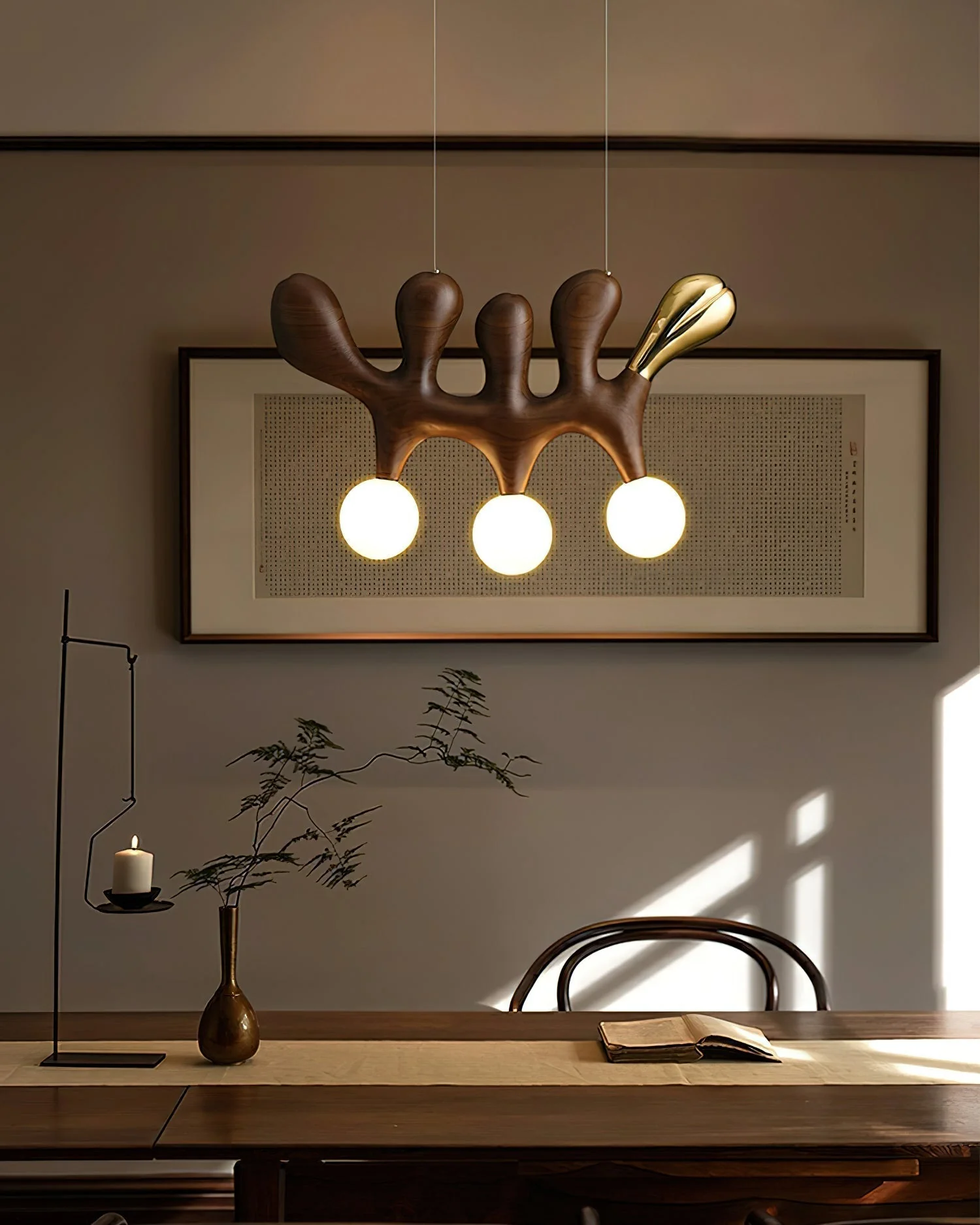 Sprout Contemporary Wood Pendant Lamp - Image 9
